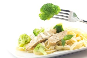 chicken and broccoli alfredo