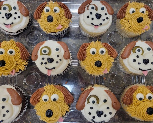 puppy cupcakes