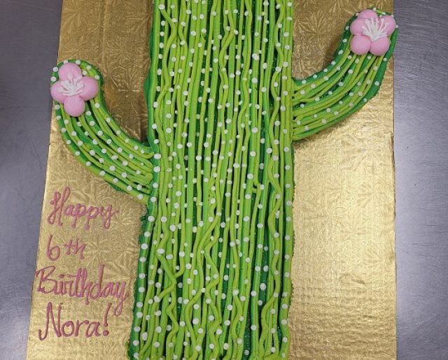 cactus pull-apart cupcake birthday