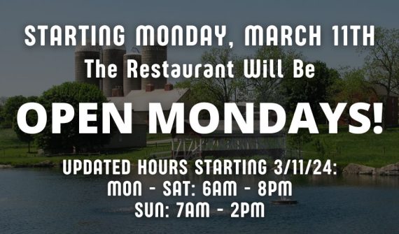 Restaurant Open Mondays Slider